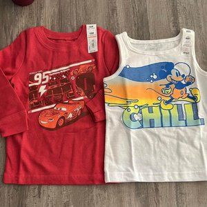 New Baby Boy Shirt Bundle 18M